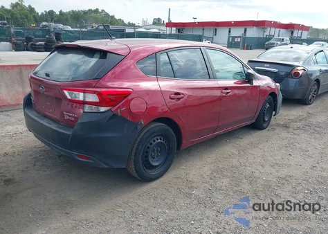 2019 Subaru Impreza 2.0I z USA, uszkodzony, nr VIN 4S3GTAA6XK3739280